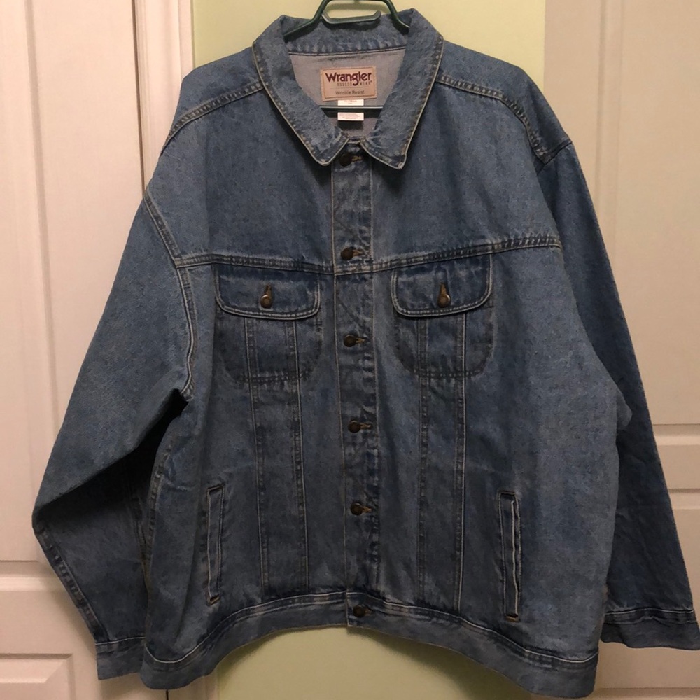 Wrangler denim jacket rugged wear 3XL